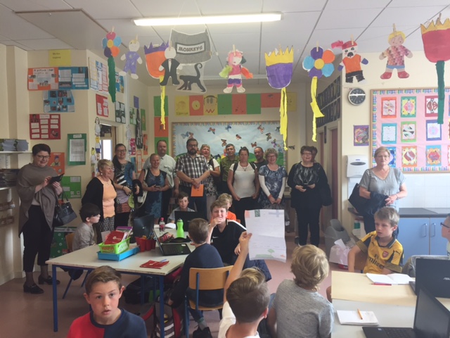 Finnish teachers visit Maureen's 4th class